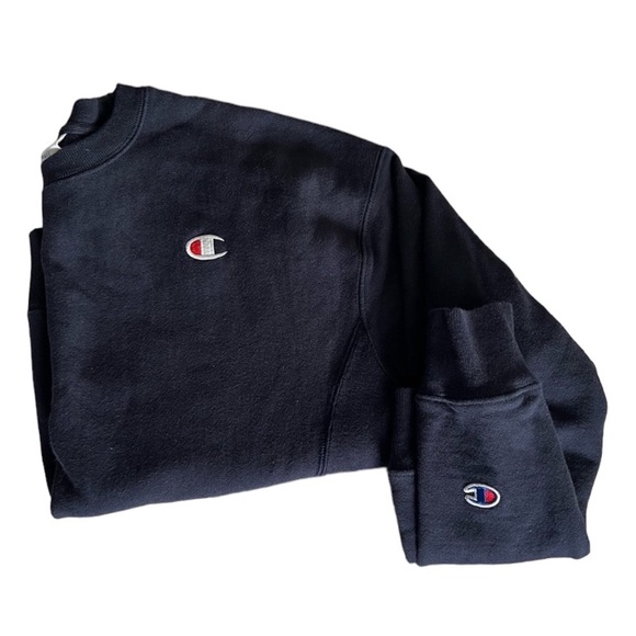Champion - Navy Fleece Crewneck - CA SM - Picture 1 of 11